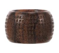 DOITOOL Anillo de Madera Natural para Pulgar Diseño Único y Superficie Lisa, Elegante Accesorio para Hombres en Colecciones de Joyas de Mujer