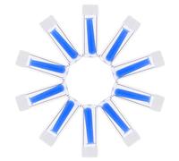 DOITOOL Aplicador para Quitar Lentes de Contacto para Lentes de Contacto de Ventosa de Silicona Azul, Compacto y Reutilizable, Paquete de 10 Piezas Portátil Soporte Antideslizante