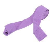 DOITOOL Banda para Transportar Esterilla de Yoga de Algodón, Correa Elástica Ajustable para Ejercicios y Estiramientos, Soporte Portátil para Colchoneta de Fitness y Yoga, Color Púrpura