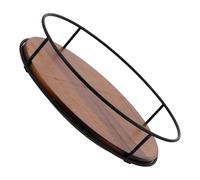 DOITOOL Bandeja Giratoria Lazy Susan de Madera de Acacia de 9 Pulgadas Organizador Giratorio para Especias y Condimentos Soporte Redondo para Cocina Comedor y Oficina Bandeja de