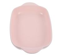 DOITOOL Bandeja Para Hornear De Cerámica Resistente Alta Temperatura Tamaño Compacto Color Blanco Uso Horno Microondas Congelador Apta Para Pizza Lasaña