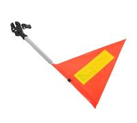 DOITOOL Bandera de Seguridad Reflectante Naranja para Carrito de Golf y Silla de Ruedas, Mástil Telescópico Ajustable de 1,65 M a 30 Cm, Ligera y Resistente para Mayor Visibilidad