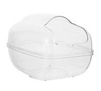 DOITOOL baño de hámster baño de plástico para hámster bañera Transparente Lavabo Transparente para hámster Baño de Arena para hámster Acrílico Tina de baño Arena de hámster Cuenca de Arena