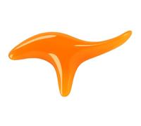 DOITOOL Barra Triangular de Resina Amarilla para Cuidado Piel, Palo de Masaje Fácil de Llevar para Terapia y Relajación Facial