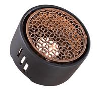 DOITOOL Base Calentadora de Tetera Japonesa de Acero Inoxidable Negro Diseño Calado Base Antideslizante y Soporte de Cobre para Mantener el Té Caliente Hogar Oficina