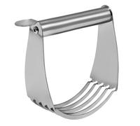 DOITOOL Batidor de Harina de Acero Inoxidable Mango Ergonómico, Cortador y Mezclador Portátil para Masa Suave, Utensilio de Repostería Adecuado para Pasteles y Cocina Doméstica