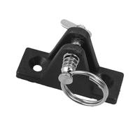 DOITOOL Bisagra de Acero Inoxidable Negra para Toldo de Barco, Accesorio de Montaje Resistente para Capota Náutica, Herraje para Instalación de Toldos en Embarcaciones y Kayaks, Kit
