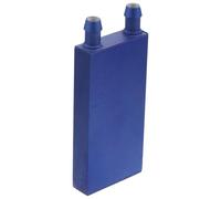 DOITOOL Bloque de Agua para CPU 40x80 Mm Aluminio Azul Salida Lateral, Disipador de Calor de CPU, Sistema de Refrigeración Líquida para Pc, Radiador Enfriador Líquido Compatible