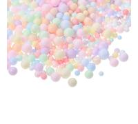 DOITOOL Bolas de Relleno de Espuma para Manualidades 2 Paquetes 2-3 MM y 4-6 MM Mezcla de Colores Macarrón 200 G Total Ideales para Cajas de Obsequio Decoración Creativa y Proyectos