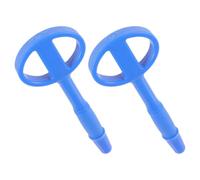 DOITOOL Bolígrafo de Goma Azul Portátil y Ligero para Entrevistas de Investigación en Cárceles, Herramienta Segura Antiingestión para Personal y Reclusos, Pack de 2 Unidades