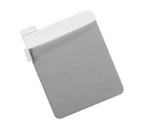 DOITOOL Bolsa Autoadhesiva para Ratón Portátil Tela Elástica Gris Diseño Orejas Funda Adhesiva para Accesorios de Laptop Soporte Compacto para Mouse y Lápiz Óptico Oficina y Viaje