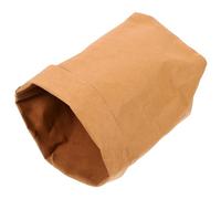 DOITOOL Bolsa de Papel Kraft Reutilizable Lavable para Almacenamiento de Frutas Verduras y Pan Multifuncional para Cocina y Hogar Resistente y Práctica Color Marrón Kraft