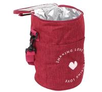 DOITOOL Bolsa Térmica Portátil para Comida y Fiambrera, Oxford | Forro de Aluminio, Bolsillo Frontal y Doble Cremallera, Asa y Correa Desmontable para Escuela y Trabajo