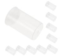 DOITOOL Botes de 30 Unidades de Película de Plástico Blanco para Almacenamiento Organizador Compacto con Tapa para Viaje y Fotografía al Aire Libre