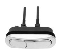 DOITOOL Botón de inodoro de doble pulsación para cisterna de baño, reemplazo de botón de descarga de inodoro, mecanismo de pulsación y de descarga simple o doble, auxiliar para tanque de agua