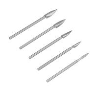 DOITOOL Brocas para Grabado en Madera Hss de Alta Velocidad 5 Piezas Diseño Resistente y Precisión para Proyectos de Tallado y Manualidades en Madera