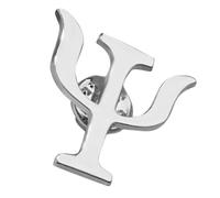 DOITOOL Broche de Aleación Retro Plateado, Pin Decorativo Unisex Símbolo Psicológico, Alfiler para Ropa y Bolso, Accesorio Versátil para Mujer y Hombre, 1 Pieza