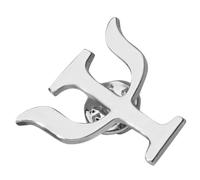 DOITOOL Broche de Aleación Retro Plateado Símbolo de Psicología, Pin Decorativo Unisex para Solapa, Mochila y Abrigo, Prendedor Creativo Multipropósito para Accesorios y Regalos