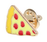 DOITOOL Broche de Pizza Esmaltado de Dibujos Animados para Ropa, Accesorio Ligero y Compacto, Pin de Aleación Colorido para Mochilas y Uso Diario