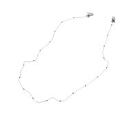 DOITOOL Cadena para Gafas y Mascarillas con Clip Antideslizante, Accesorio Metálico con Pinza Tipo Cocodrilo, Color Plateado, Diseño Unisex para Uso Diario y Actividades al Aire Libre