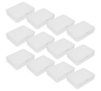 DOITOOL Caja Apilable Transparente para Crayones de Plástico con Tapa Estuche Pequeño para Útiles Escolares Organizador de 24 Piezas para Almacenamiento Compacto para Aula y Hogar