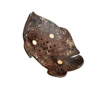 DOITOOL Caja de Almacenamiento de Jabón de Cáscara Natural Jabonera Doméstica Pequeña Diseño de Pez Estante para Guardar Jabón Drenaje y Ventilación Soporte Ecológico para Baño y