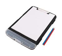 DOITOOL Caja De Almacenamiento Impermeable Organizador Para Aulas Archivadores Tablero Con Clip Portapapeles Carpeta Portapapeles De Oficina Portapapeles
