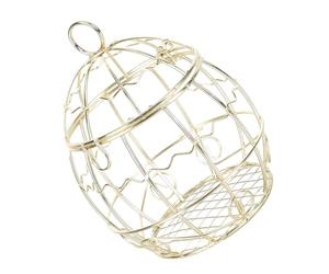 DOITOOL Caja de Dulces Metal Navideña Forma Jaula Pájaros Contenedor Dulces Obsequio Boda