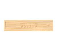 DOITOOL Caja de Madera para Pruebas de Embarazo con Tapa, Estuche para Anuncio de Embarazo, Beige, para Recuerdos del Ñiño y Mechones de Pelo, Guardado en Guardería, para Nuevos Padres