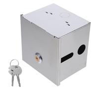 DOITOOL Caja Eléctrica Resistente la Intemperie con Cerradura Exterior de Acero Inoxidable Cubierta Protectora para Uso Comercial en Calle