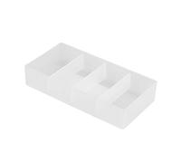 DOITOOL Caja Organizador De Lápiz Labial Organizador De Joyas Contenedor De Joyas Sostenedor De La Sombra De Ojos Bote De Hisopo De Algodón Bandeja De Almacenamiento Escritorio