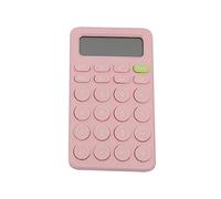 DOITOOL Calculadora Básica Portátil Dígitos para Estudiantes y Oficina de Oficina Color Rosa para Cálculos Simples y