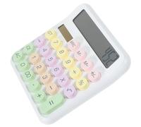 DOITOOL Calculadora Mecánica Portátil para Oficina y Diseño y Resistente Teclado Cómodo y Dispositivo Decorativo Multifuncional para Cálculos Rápidos