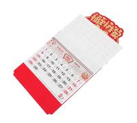 DOITOOL Calendario de Pared Año Serpiente Diseño Tradicional Chino Decoración para Hogar y Oficina Calendario Lunar Chino para Año