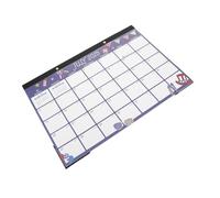 DOITOOL Calendario de Pared con Encuadernación de Alambre Planificador Mensual Inglés para Organización Familiar Planificación Empresarial y Programación Escolar