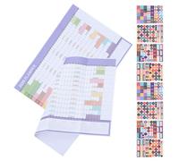 DOITOOL Calendario de Pared Gigante 2026 Azul Oscuro 2 Piezas Planificador Anual Letra Grande Papel Oficina Hogar y Organización Familiar