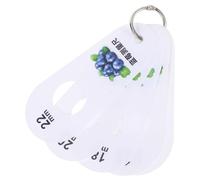 DOITOOL Calibrador para Medir Diámetro de Frutas Regla de Medición Estándar 12-22 MM Herramienta Multifuncional para Arándanos y Cerezas Color Azul 5 Orificios para Calibración