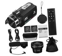 DOITOOL Cámara De Pantalla Táctil De Videocámara para Grabar Vlogs para Viajes Cámara De Vídeo Digital