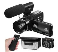 DOITOOL Cámara de Viaje y Cámara de Vlogueo Pantalla Táctil IPS de 3 Pulgadas Micrófono Integrado y Zoom Digital 18x para Grabación de Vídeo