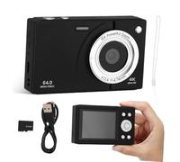 DOITOOL Cámara Digital Vintage para Jóvenes y Ligera con Zoom Pantalla Retro Memoria de Incluida para Viajes y Uso Diario Color Negro