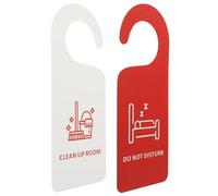 DOITOOL Cartel de No Molestar para Oficina y Lugares Públicos, Doble Cara, Pvc Resistente, Fácil de Colgar, Diseño Único y Fácil de Leer