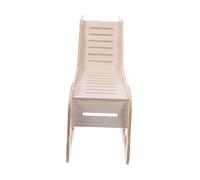 DOITOOL Casa de Madera para Hámster y Cobayas con Escalera de Escalada Escondite Seguro y Multifuncional para Pequeños Roedores Juguete Natural para Jaulas y Túneles