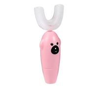 DOITOOL Cepillo de Dientes Eléctrico en Forma de U para Niños con Cabezal de Gel Portátil Cepillo de Dientes Inteligente de Silicona para Niños Pequeños Cepillo de Dientes Automático para