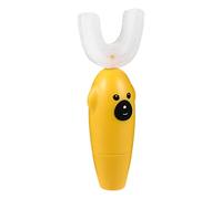 DOITOOL Cepillo de Dientes Eléctrico en Forma de U para Niños con Cabezal de Gel Portátil Cepillo de Dientes Inteligente de Silicona para Niños Pequeños Cepillo de Dientes Automático para