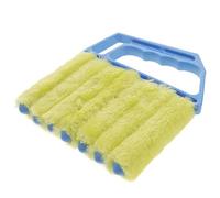 DOITOOL Cepillo De Limpieza para Persianas Toallitas para Persianas Cepillo para Limpieza De Ranuras De Ventanas Plumero De Aire Acondicionado Cepillo Ciego 7 Dedos Mini Ciego Mano Venecia