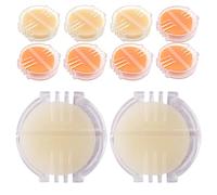 DOITOOL Cera para Hilo de Abejas 10 Unidades para Coser y Bordar, Acondicionador de Cera de Hilo de Algodón, Color Claro y Amarillo, Lubricante para Cremalleras, Uso en Manualidades