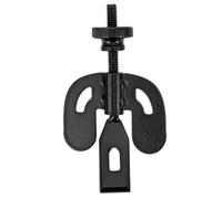 DOITOOL Cerradura Negra Portátil de Puerta de Acero Inoxidable 304, Segura y Ligera, sin Instalación Complicada, para Habitaciones y Dormitorios