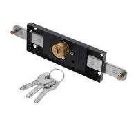 DOITOOL Cerradura para Puerta Enrollable de Hierro Resistente, Cerradura de Seguridad para Puerta de Garaje Rodante, Diseño con Cilindro Elevado y Llave, Protección Antirrobo