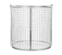 DOITOOL Cesta Asa Abatible de Acero Inoxidable para Limpieza Ultrasónica y Diseño Perforado Redondo, Resistente y Duradera para Uso en Laboratorio E Industria