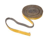 DOITOOL Cinta Autoadhesiva para Estufa Leña y Chimenea Cuerda Plana Resistente Altas Temperaturas Junta Ignífuga para Puertas de Horno y Estufa Sellado Seguro y Duradero